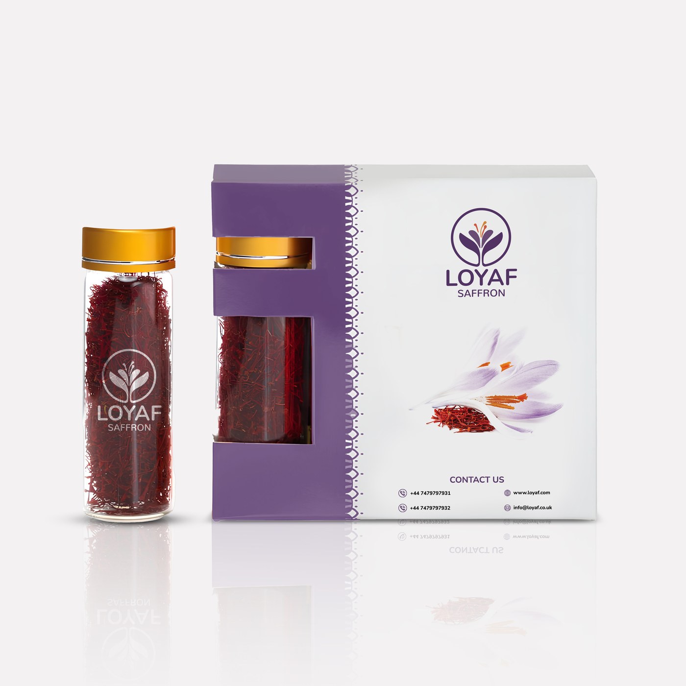 LOYAF saffron packaging
